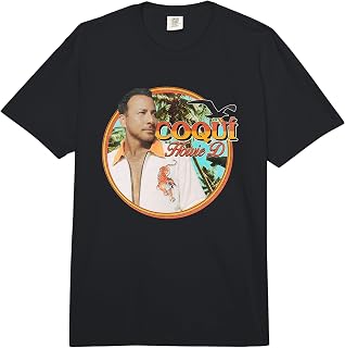 Howie D Coqui Black Comfort Colors Adult Heavyweight T-Shirt