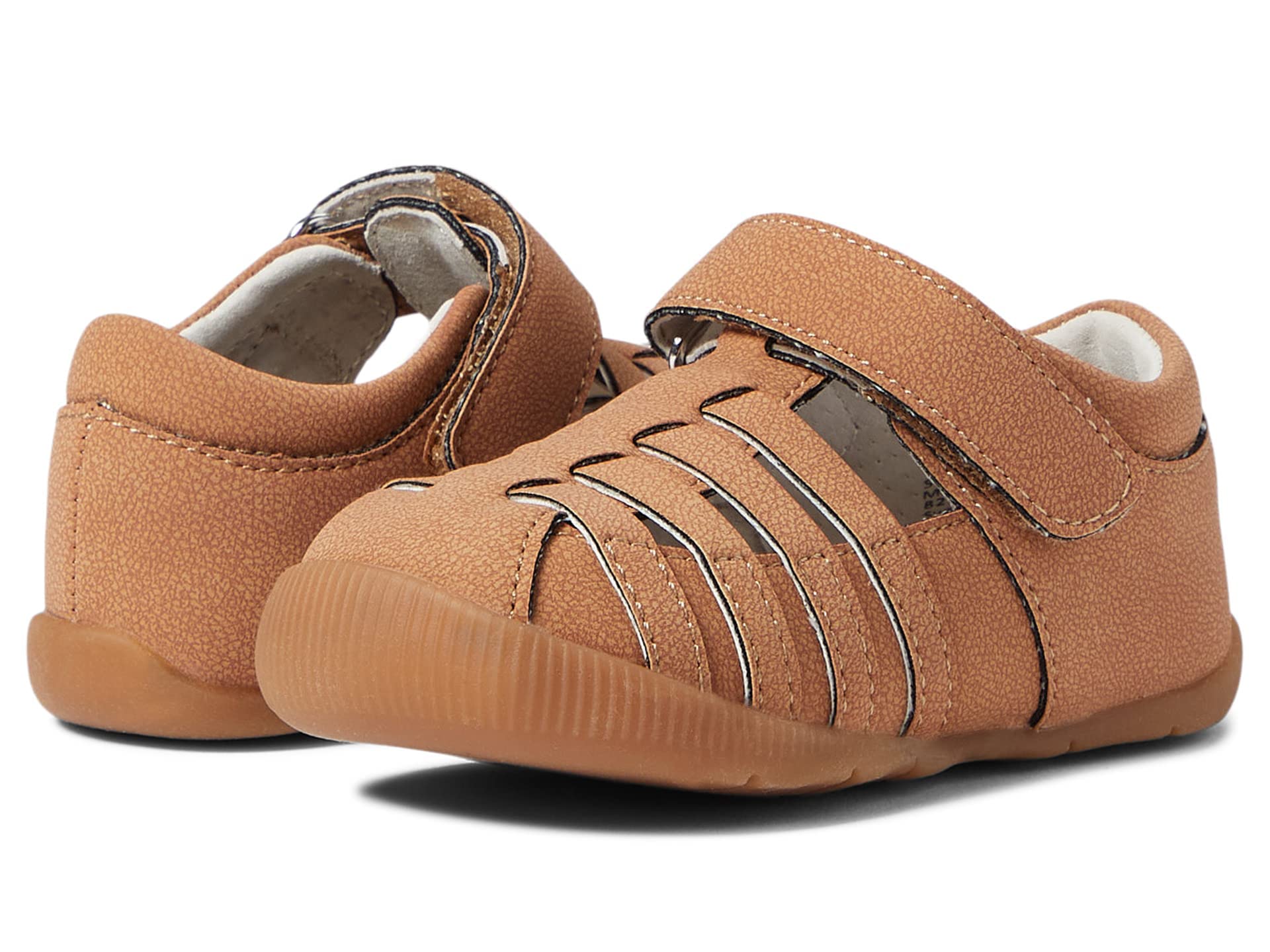 Livie & Luca - Verano - Toddler Girl Sandals, Toddler Sandals - Kids First Shoes - Caramel - 4
