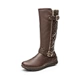 Women's Faux Fur Knee High Boot Round Toe Fall Winter Boots