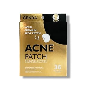 GENDA Pimple Patches for face Acne Spot Patches for Zits and Blemish Dots Hydrocolloid Invisible Spot Stickers -