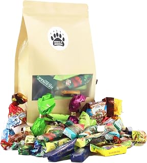 SECRETS OF SIBERIA Exclusively Sweet Gourmet Russian and Ukrainian Chocolate Candy Mix Assortment, 1 Pound / 0.45 kg
