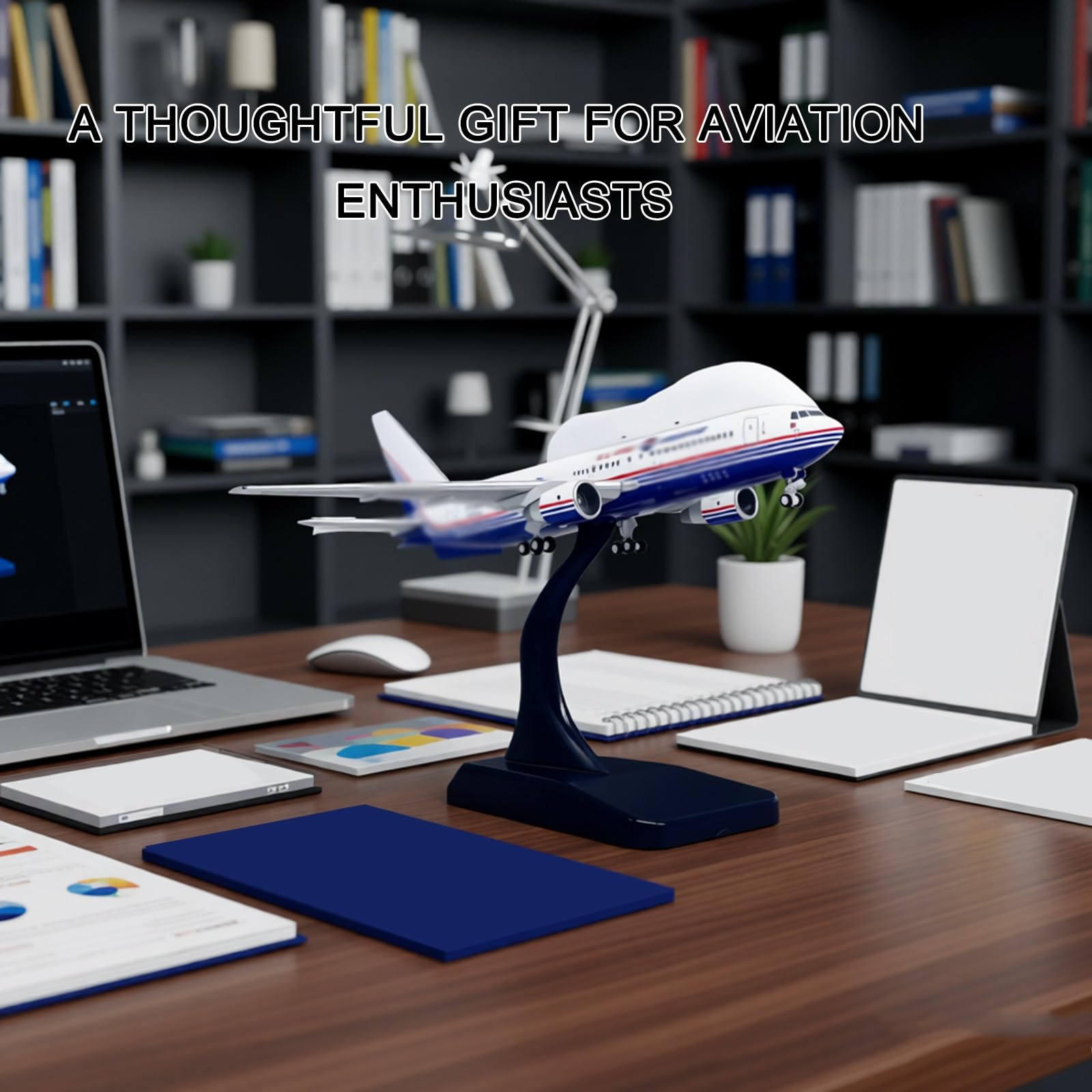 Replica collezione lega pressofusa autentica modello aereo B767 degli Stati Uniti in scala 1:400 con supporto espositivo, decorazione scrivania, regalo aviazione perfetto for collezionisti