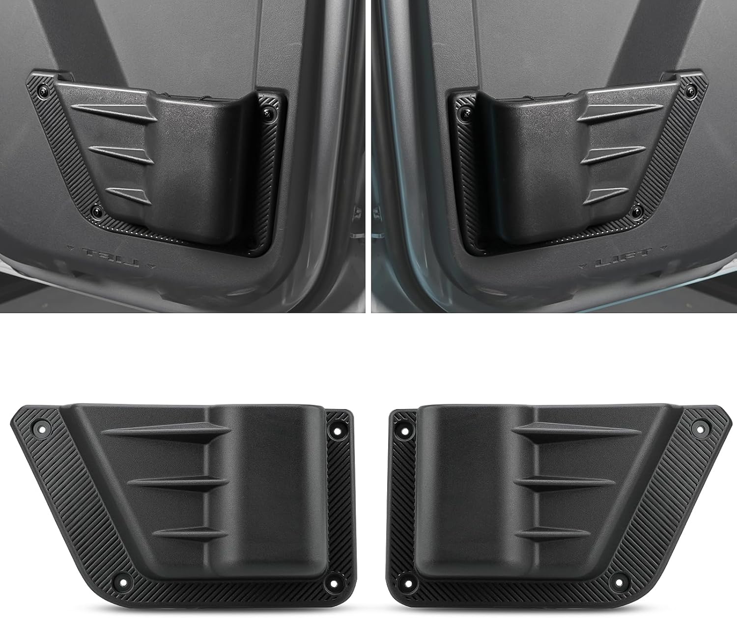 Bestview Rear Door Storage Pockets Compatible with Ford
