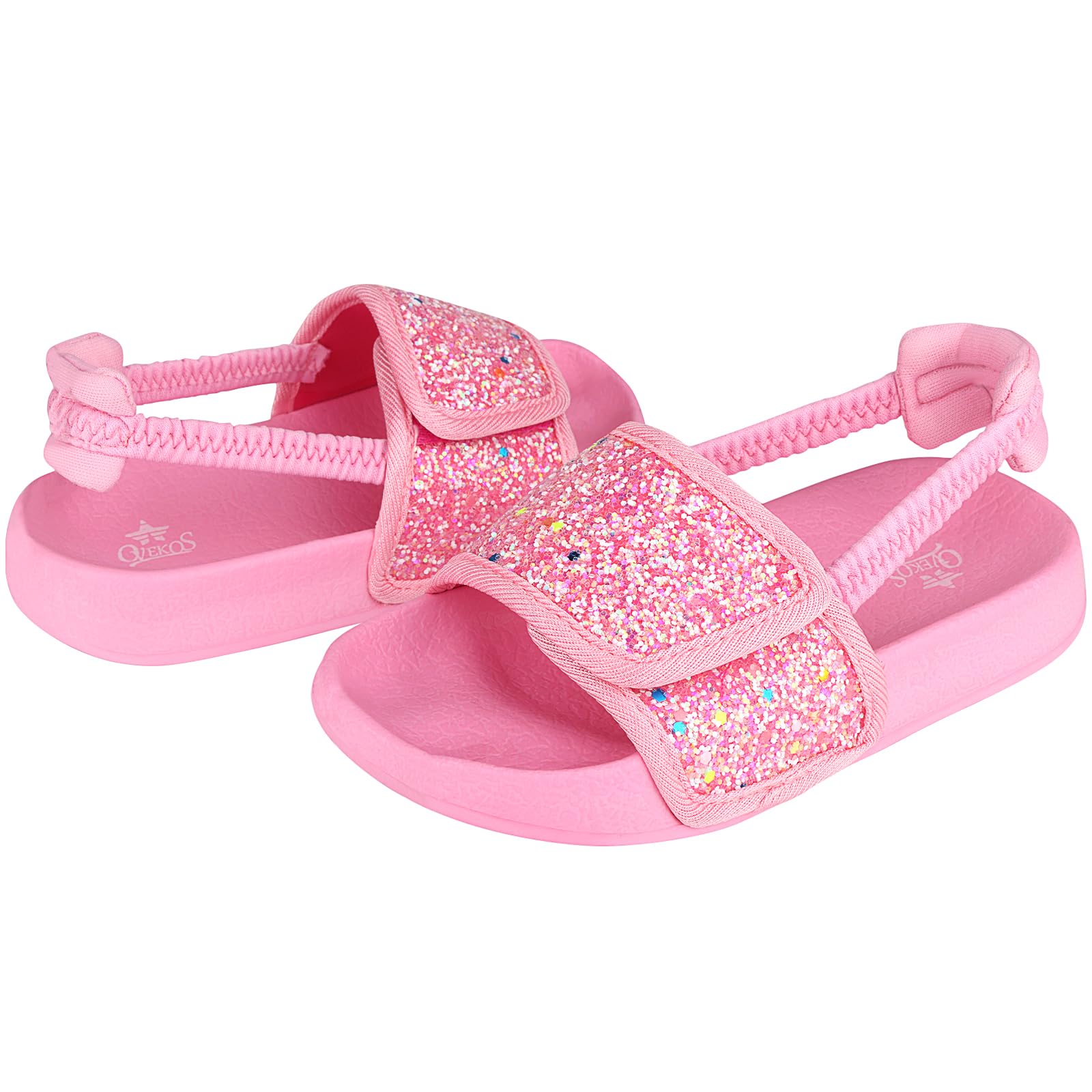 Sandalias Niños Niñas con Punta Abierta Banda Elástica Verano Ligero Zapatillas de Playa y Piscina