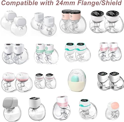 Miniatura 3 de Inserto de brida para Momcozy S9S9proS10S12S12proMedelaTsreteSpectraBellabababy, etc. 0.945 in, reduce el túnel de 0.945 in a otro tamaño correcto