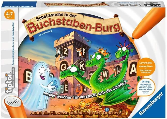 Ravensburger - Juego educativo electrónico con lápiz inteligente, para 1 a 4 jugadores (737) (versión en alemán) , color/modelo surtido