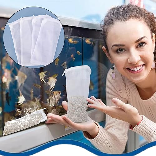 Vista 20 de Segarty Bolas biológicas para acuario, filtro de estanque Koi de 1 pulgada, bola bio con esponja para filtro de acuario, filtro de recipiente de 12