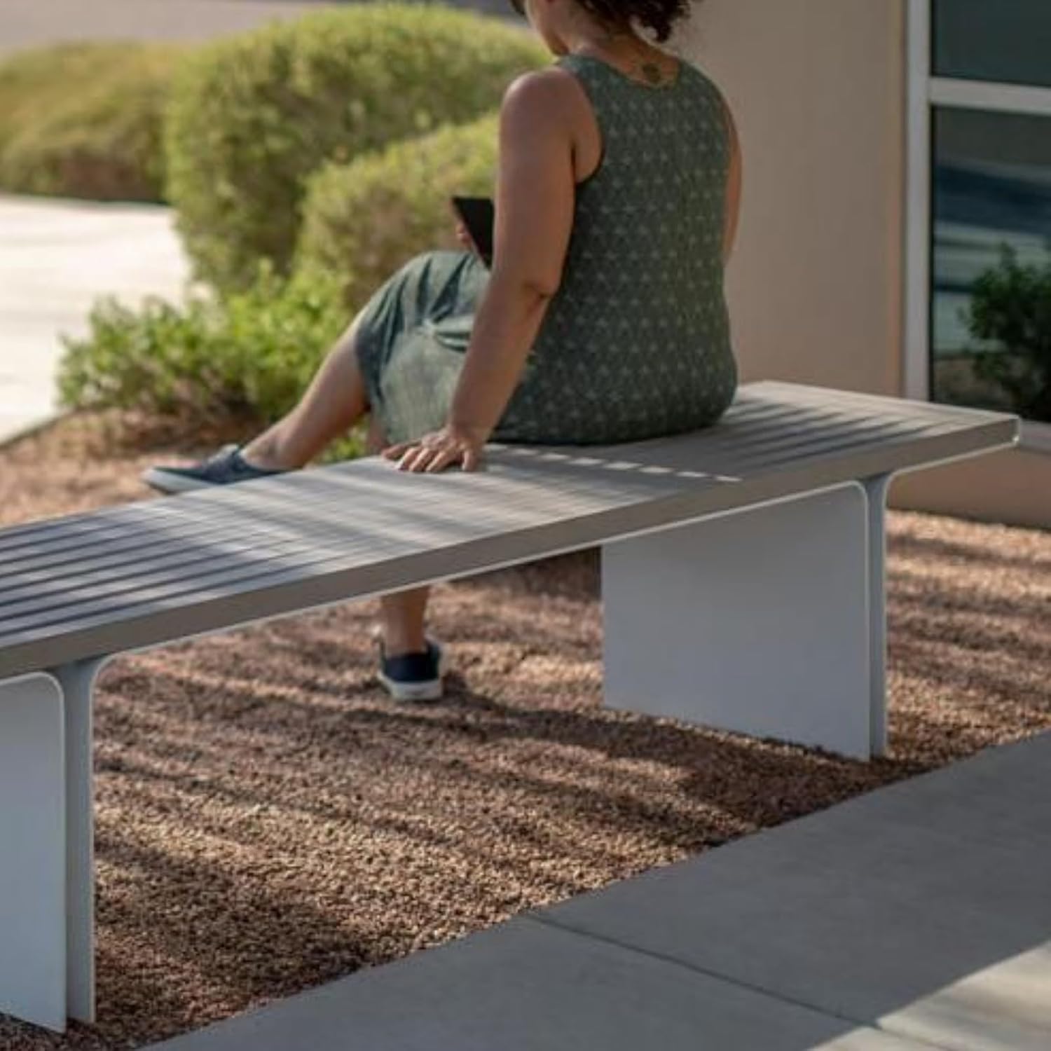 Garden Benches for Outdoors, Backless Patio Park Bench, Patio Bench, Garden Bench, Leisure Park Bench Chair, Ideal for Lawn & Indoors(140cm)