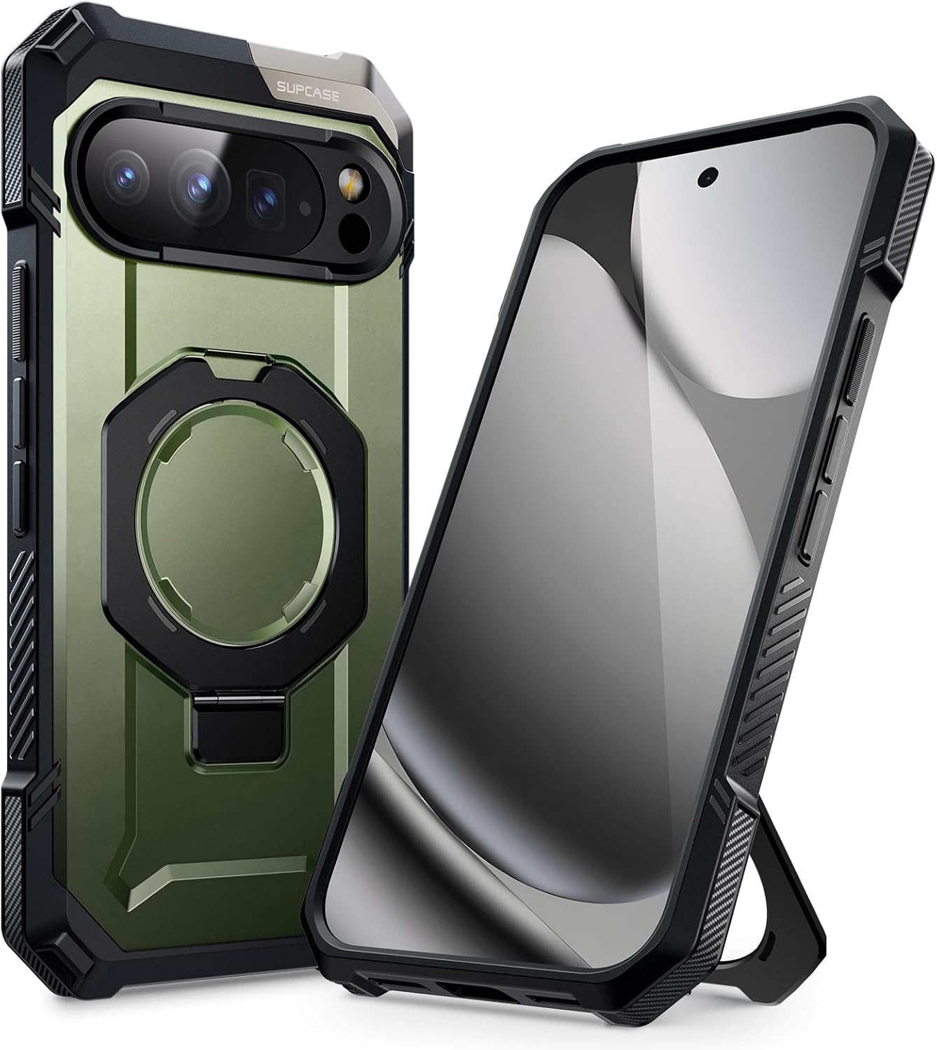SUPCASE for Google Pixel 10 Pro XL Case with Stand (Unicorn Beetle Grip), [Compatible with MagSafe] [Military-Grade Protection] Heavy Duty Magnetic Phone Case for Pixel 10 Pro XL 2025, Guldan