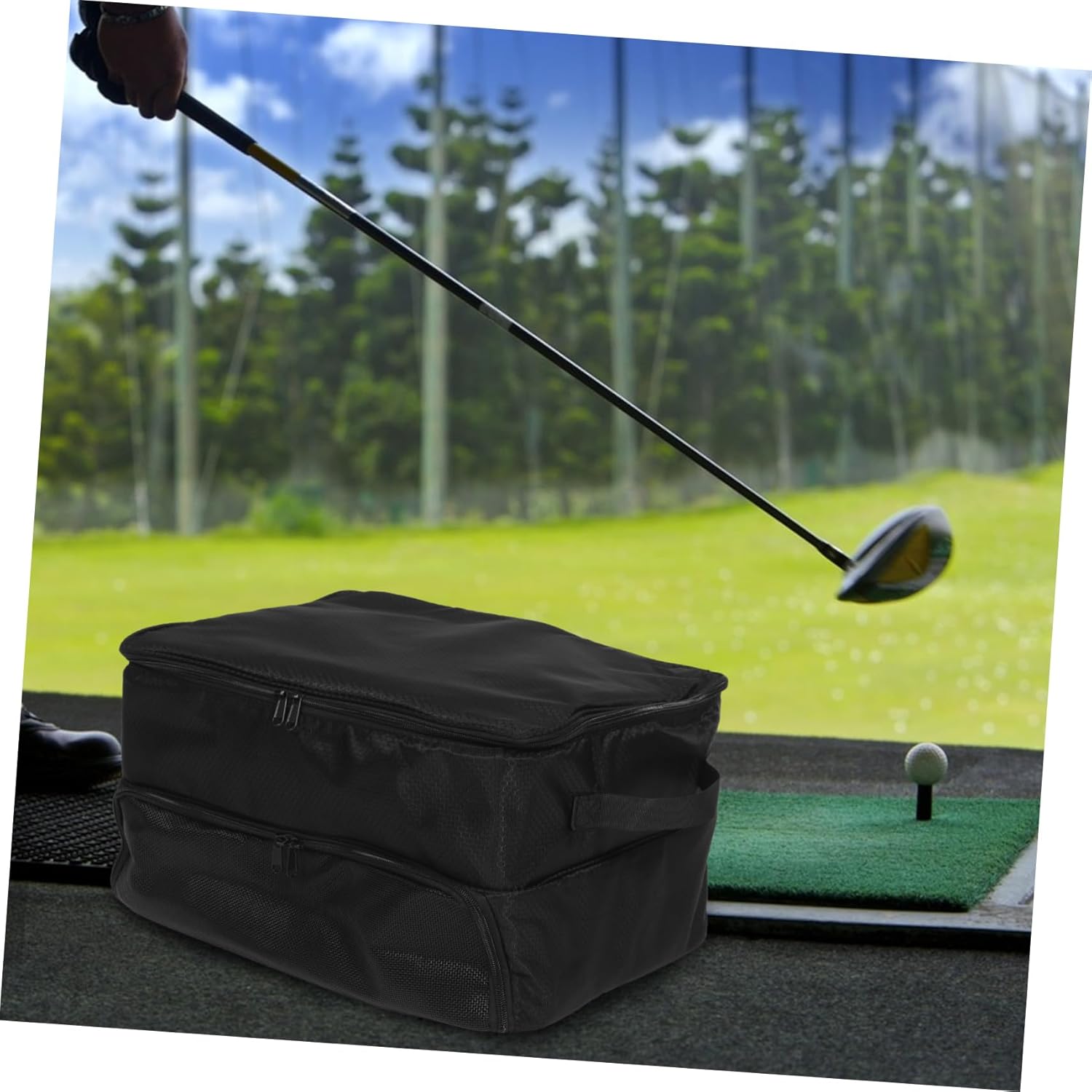 Outdoor Golf Storage Bag Large Capacity Portable Dustproof Trunk Organizer for Sports Clothing and Accessories Golf Trunk Organizer for Easy Car Storage