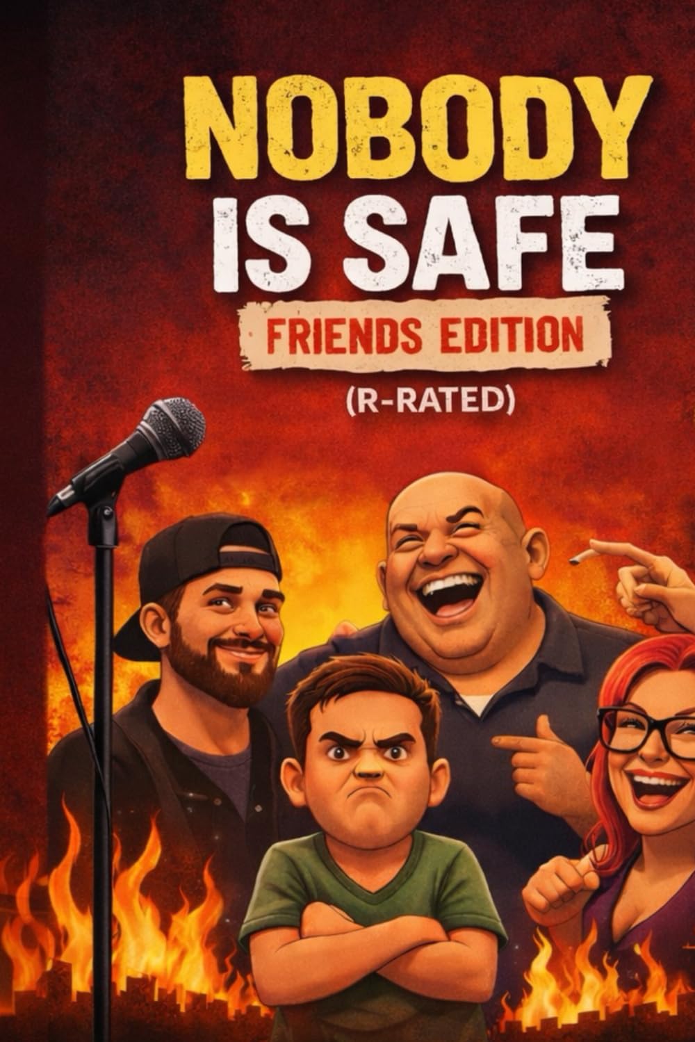 Nobody Is Safe: Friends Edition: Brutal Roast Jokes for Friends Who Deserve It (R-Rated)