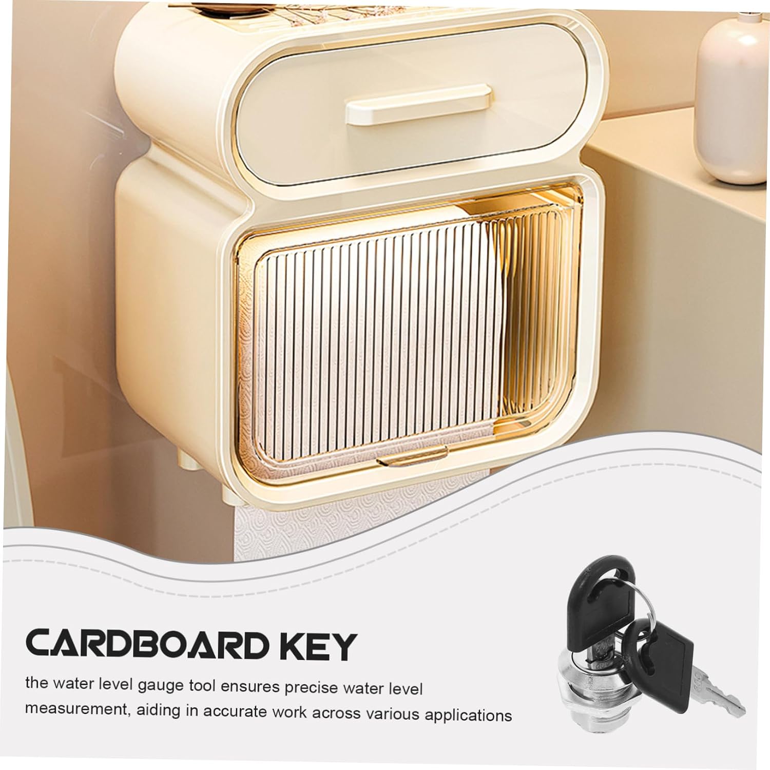 VOSAREA Commercial Paper Towel Dispenser Lock Key Mailbox Lock Replacement for Storage Unit