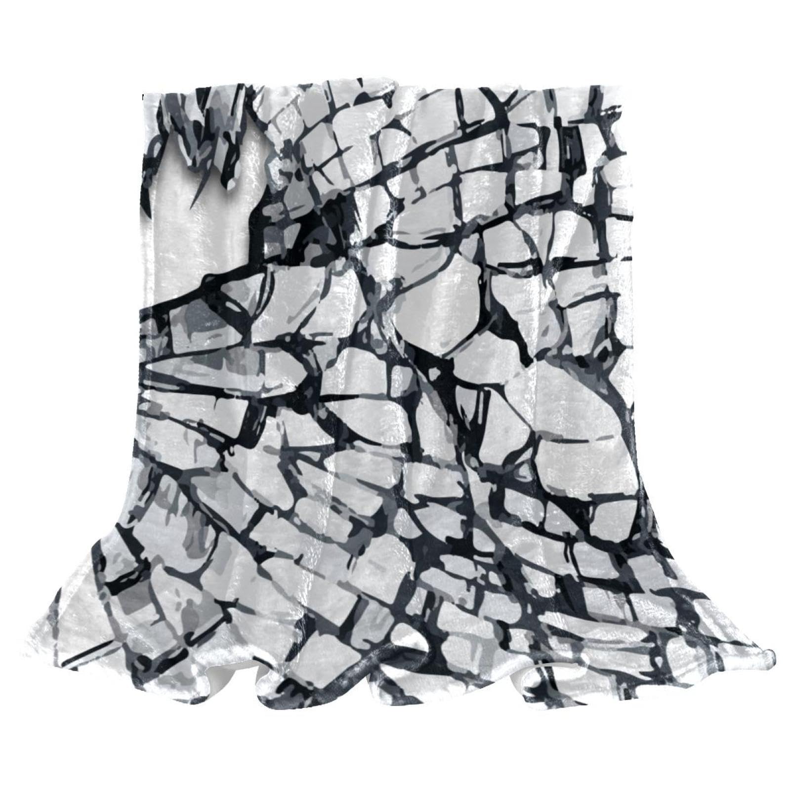 Couverture polaire plaid 150x200cm doux et chaud pour lit et canape
