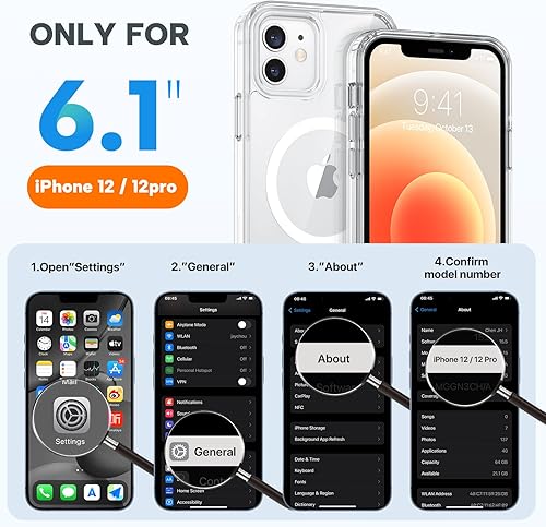 Miniatura 1166 de Miracase - Funda diseñada para iPhone 11 con protector de pantalla, funda de goma de silicona líquida, protección total contra caídas y a prueba