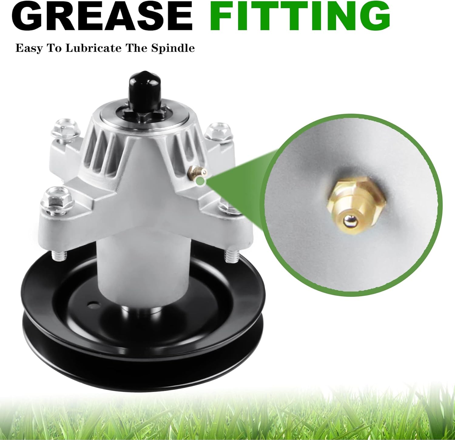 Aeagle 918-04474 Spindle Assembly Fit for LX425 LX426 LT3800 CTL38G LT3812 LT538G, for MTD Cub Cadet 618-04474 618-04495 918-04495 Toro 112-6063 (2 Pack)