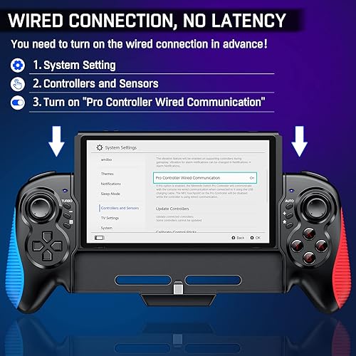 Miniatura 6 de Controlador de interruptor para Nintendo SwitchOLED controlador de Joypad de una pieza de repuesto para Nintendo Switch Pro control remoto de
