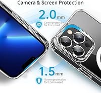 Vista 557 de Yriklso Strong Magnetic Case for iPhone 11 [Compatibilty with MagSafe] Protective Shockproof Cover Phone Case for iPhone 11 6.1" Frosted Purple