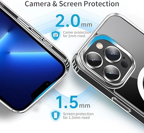 Miniatura 557 de Yriklso Strong Magnetic Case for iPhone 11 [Compatibilty with MagSafe] Protective Shockproof Cover Phone Case for iPhone 11 6.1" Frosted Purple