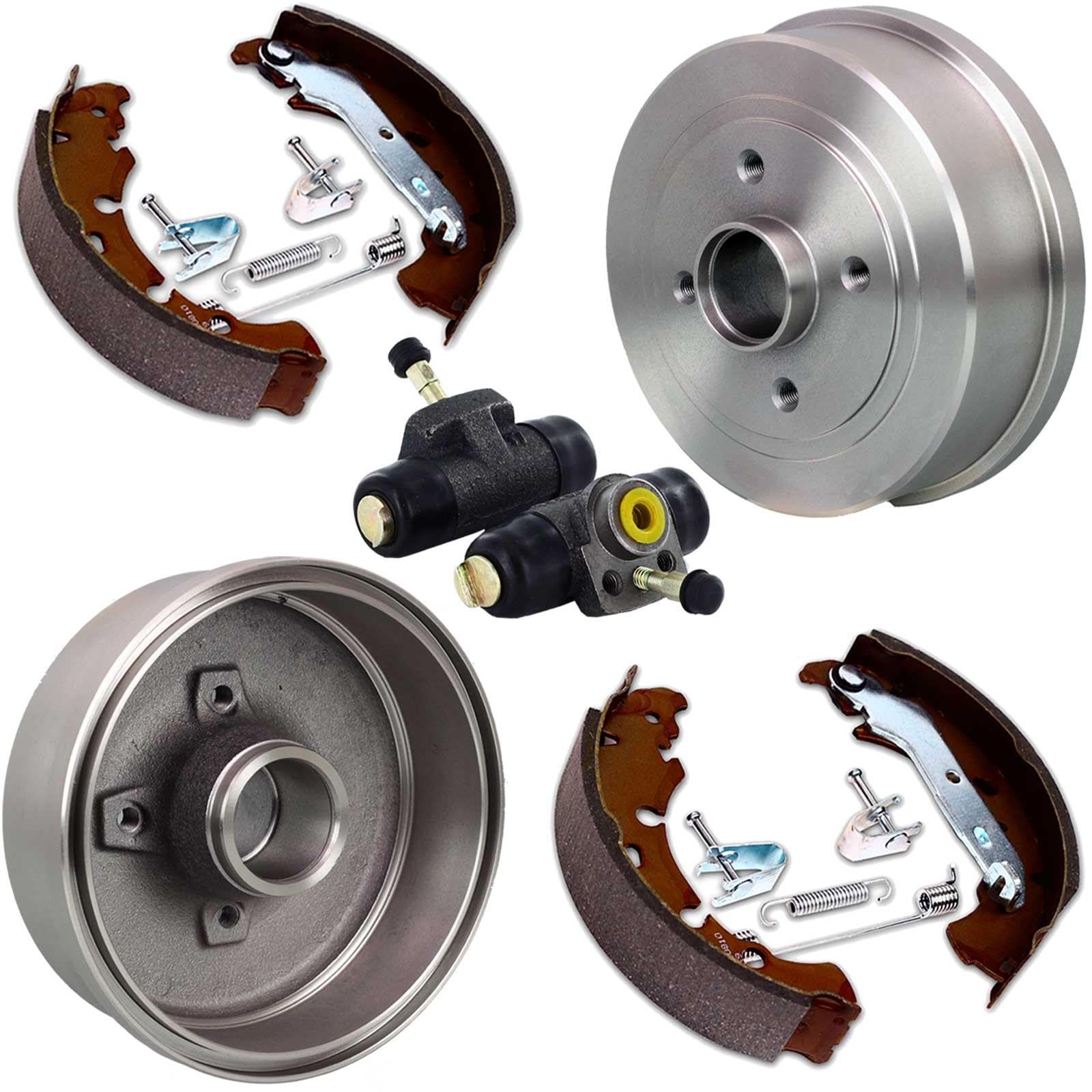 Bremstrommeln + Bremsbacken + Radbremszylinder | 253911 + 2739637 + 803967 + 7939819 Kompatibel mit Clio II (bb_, Cb_),logan (ls_)