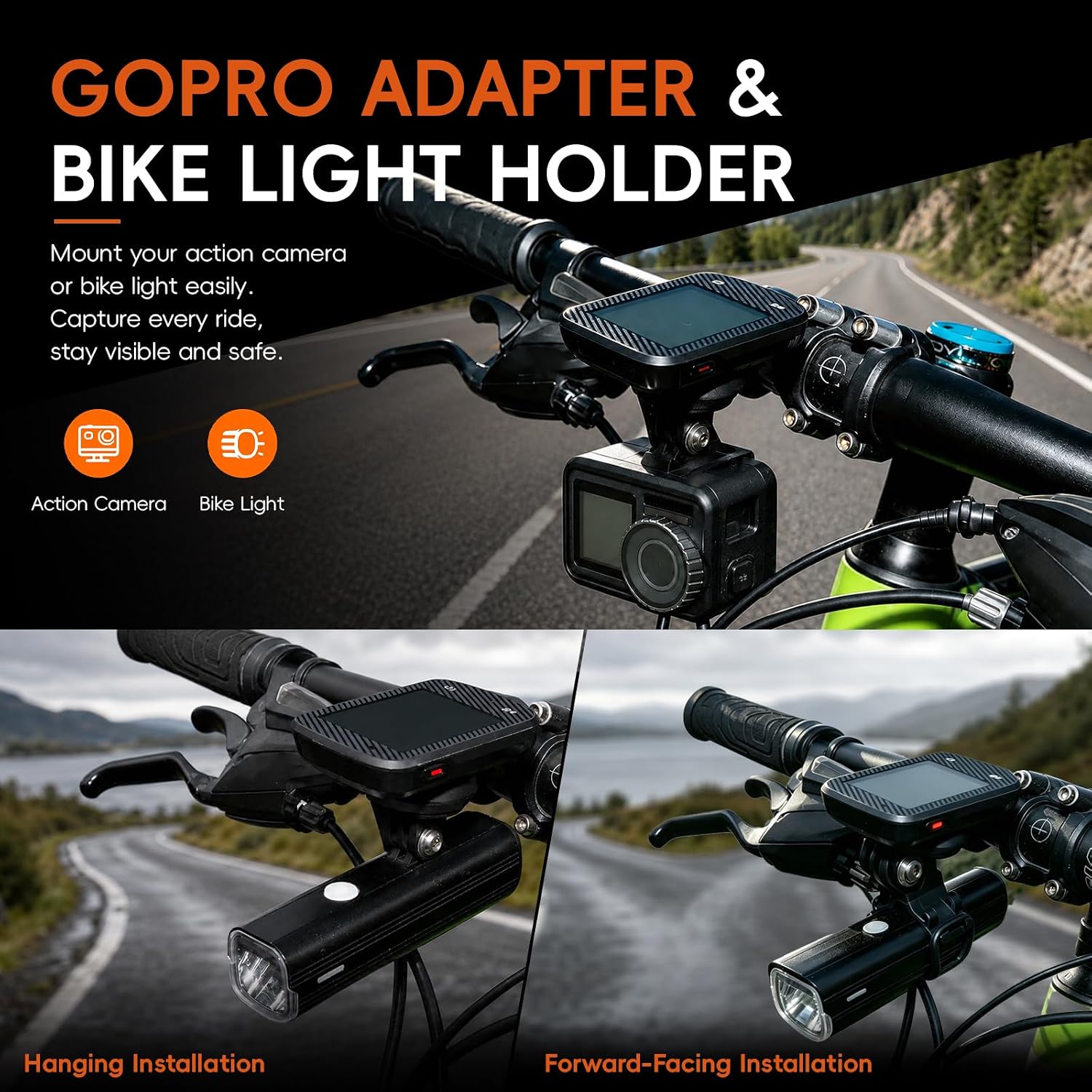 Out Front Mount Compatible with Garmin Edge GPS Bike Computer image 4