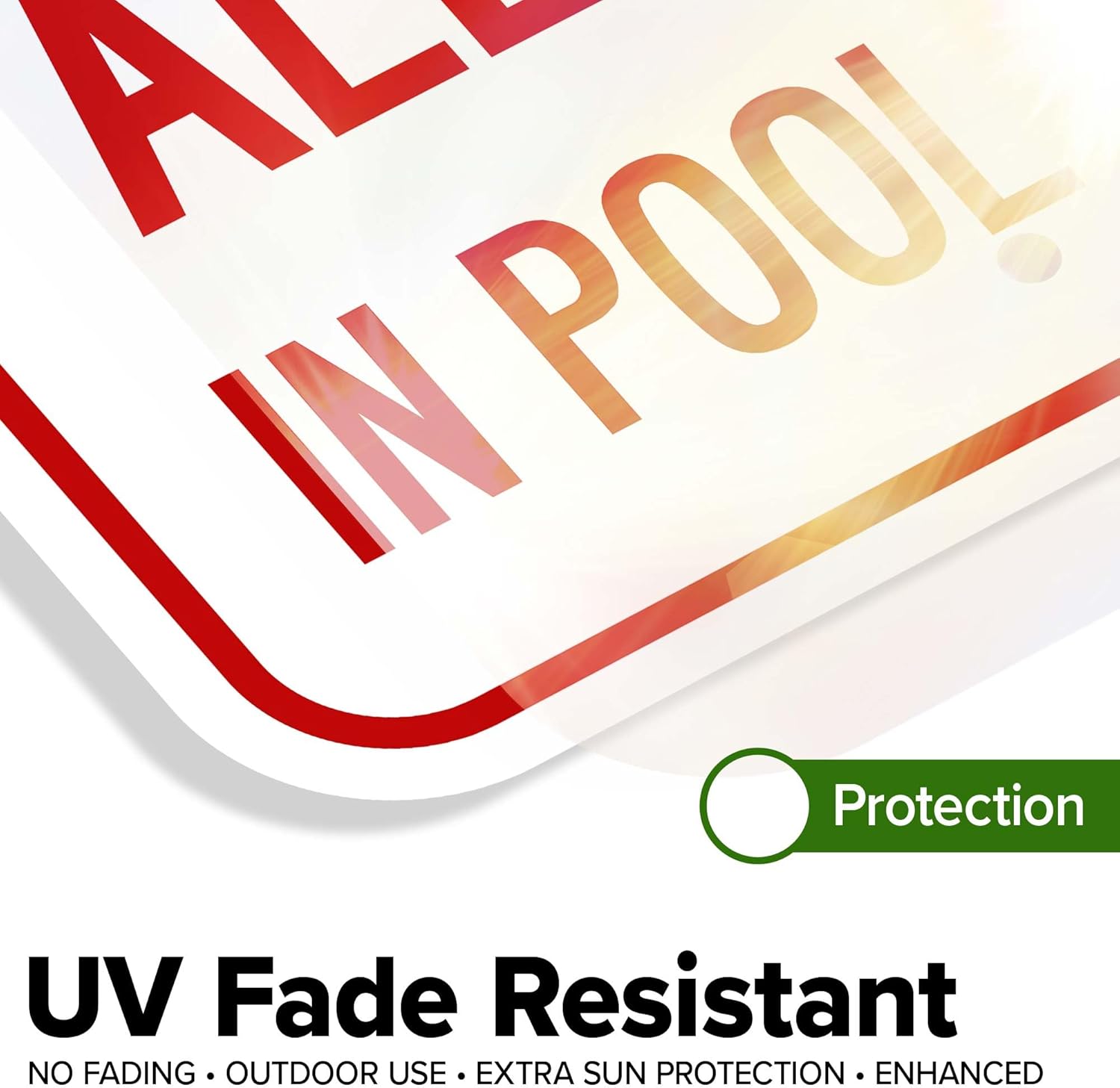 No Glass Allowed In Pool Area With Graphic Sign, 12x18 Inches, Rust Free .063 Aluminum, Fade Resistant, Made in USA by My Sign Center