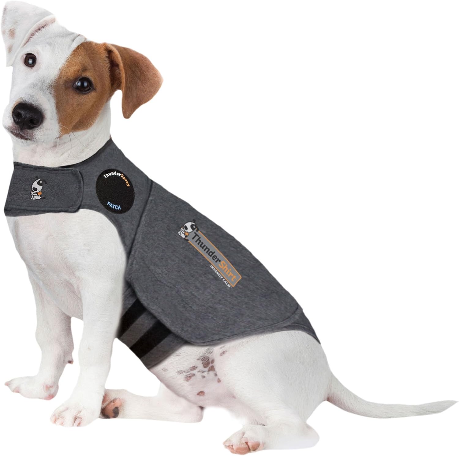 Thundershirt Dog Anxiety Treatment - Gray (Medium) : Thundershirt For Dogs : Pet Supplies