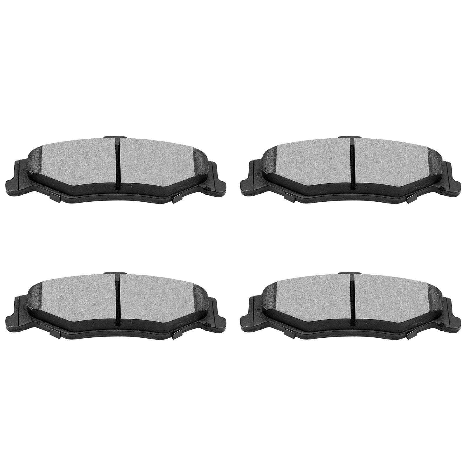 SCITOO D750 Rear Semi-Metal Brake Pads Sets Fit For Chevrolet Camaro 1998-2002,For Pontiac Firebird 1998-2002