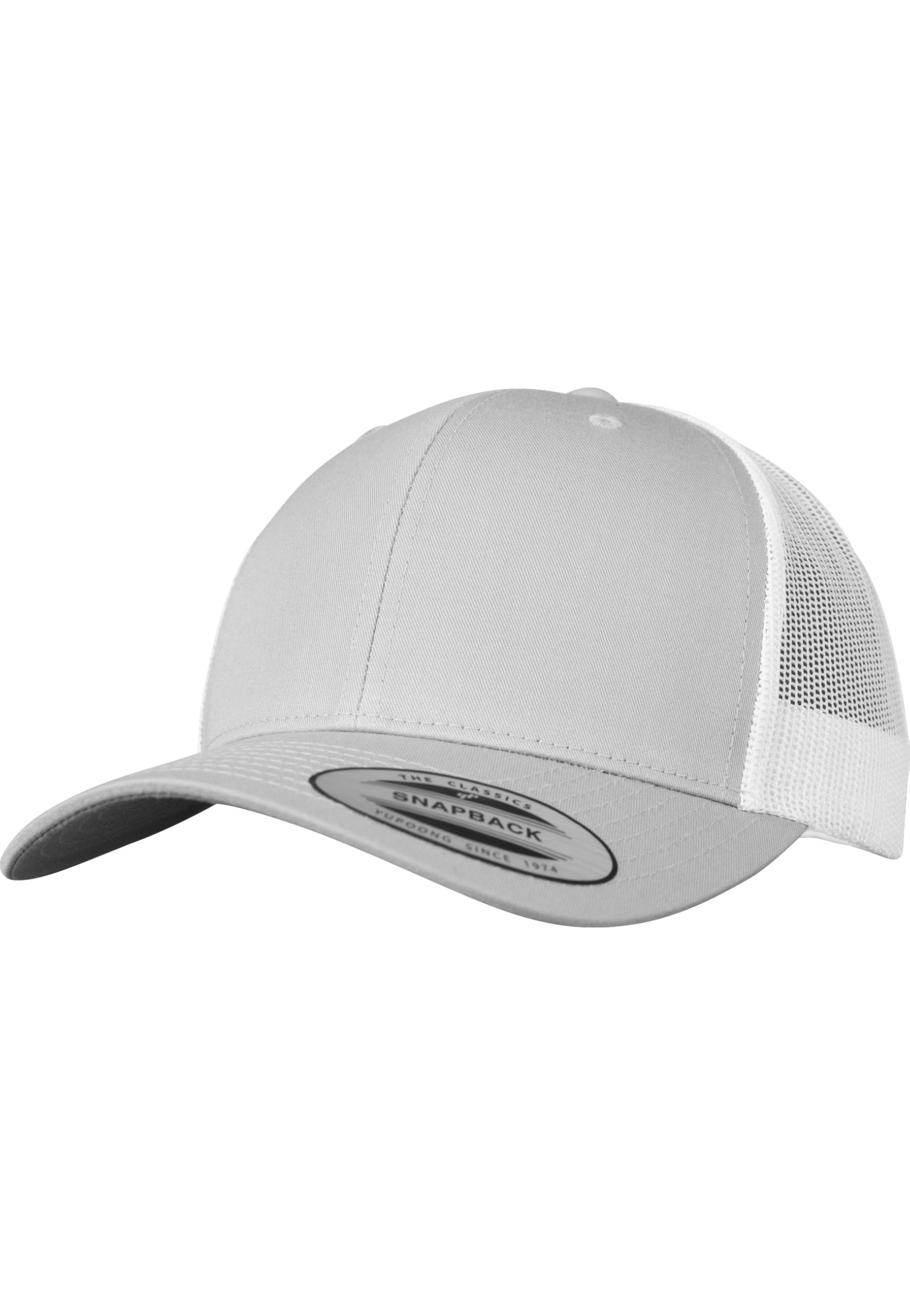 Flexfit Czapka baseballowa, uniseks, nieprzejrzysta, srebrny/biały, Rozmiar uniwersalny
