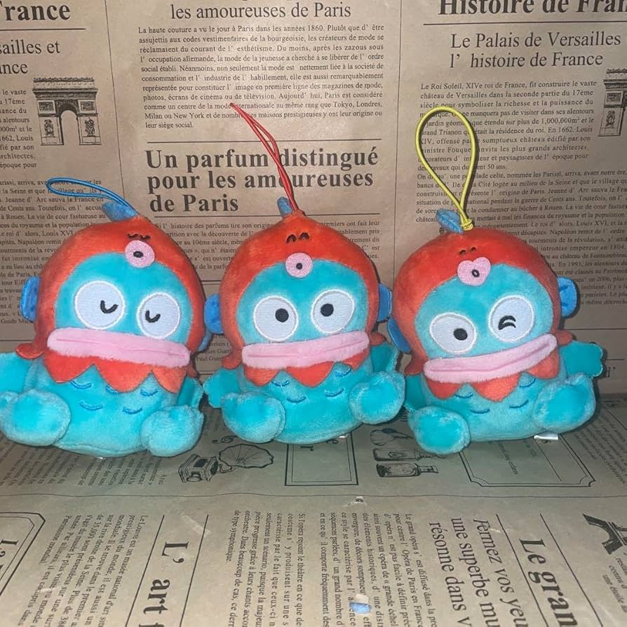 新品　ハンギョん　さゆりちゃん　マスコット　ぬいぐるみ　レア　Sanrio ハンギョドン超超BIG DXぬいぐるみ〜さゆりとにっこり