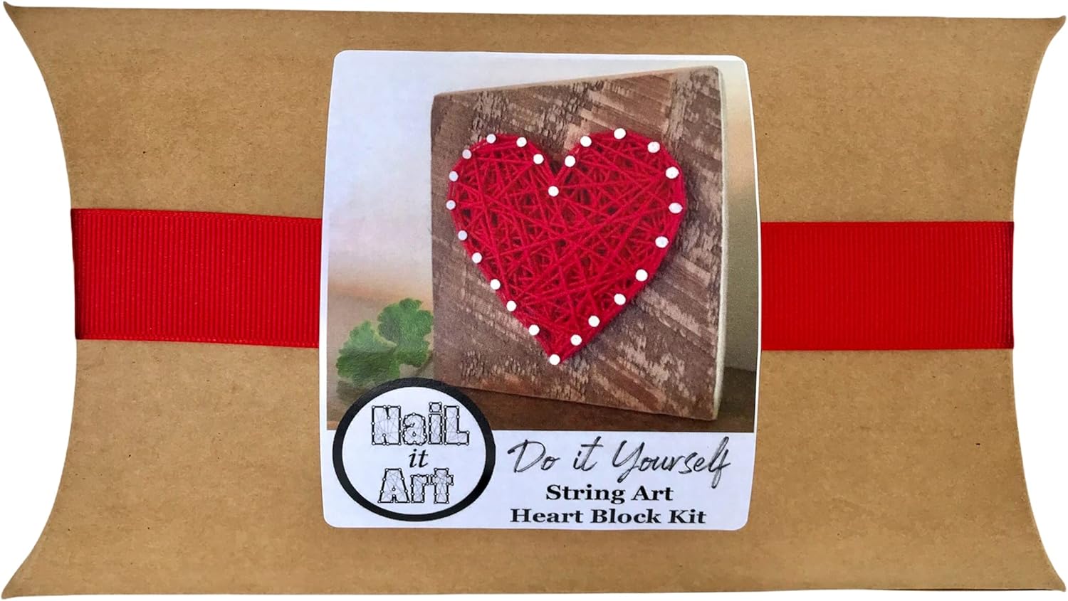 Do it Yourself String Art Heart Sign kit. DIY Craft Project for Kids and Adults. Make Your own Valentines Day Gift. DIY kit. Fun Experience Gift for Kids.