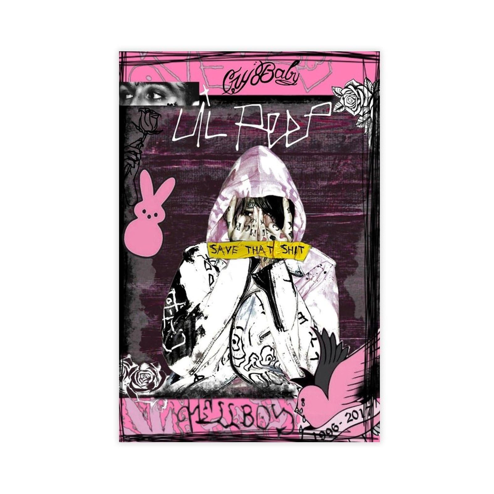 SAOGVDC Rapper Lil Peep Poster (3) Canvas Poster for Office Decor Gift