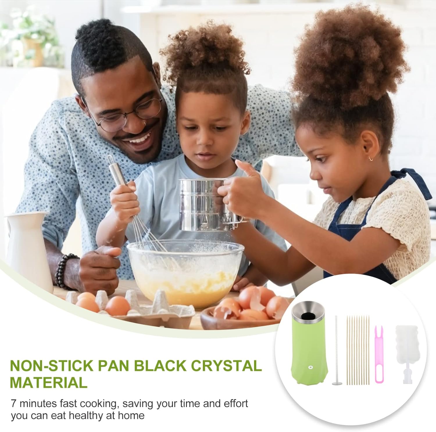 Hemoton 1pc Machine Breakfast Us Vertical Lunch Kitchen Nonstick Making Multifunction Household Electric Boiler Omelet for Rapid Sausage Eggs Automatic