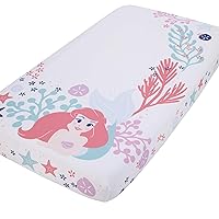 Vista 6 de Disney Mickey Mouse - Sábana bajera ajustable para cuna, color gris, marfil y negro