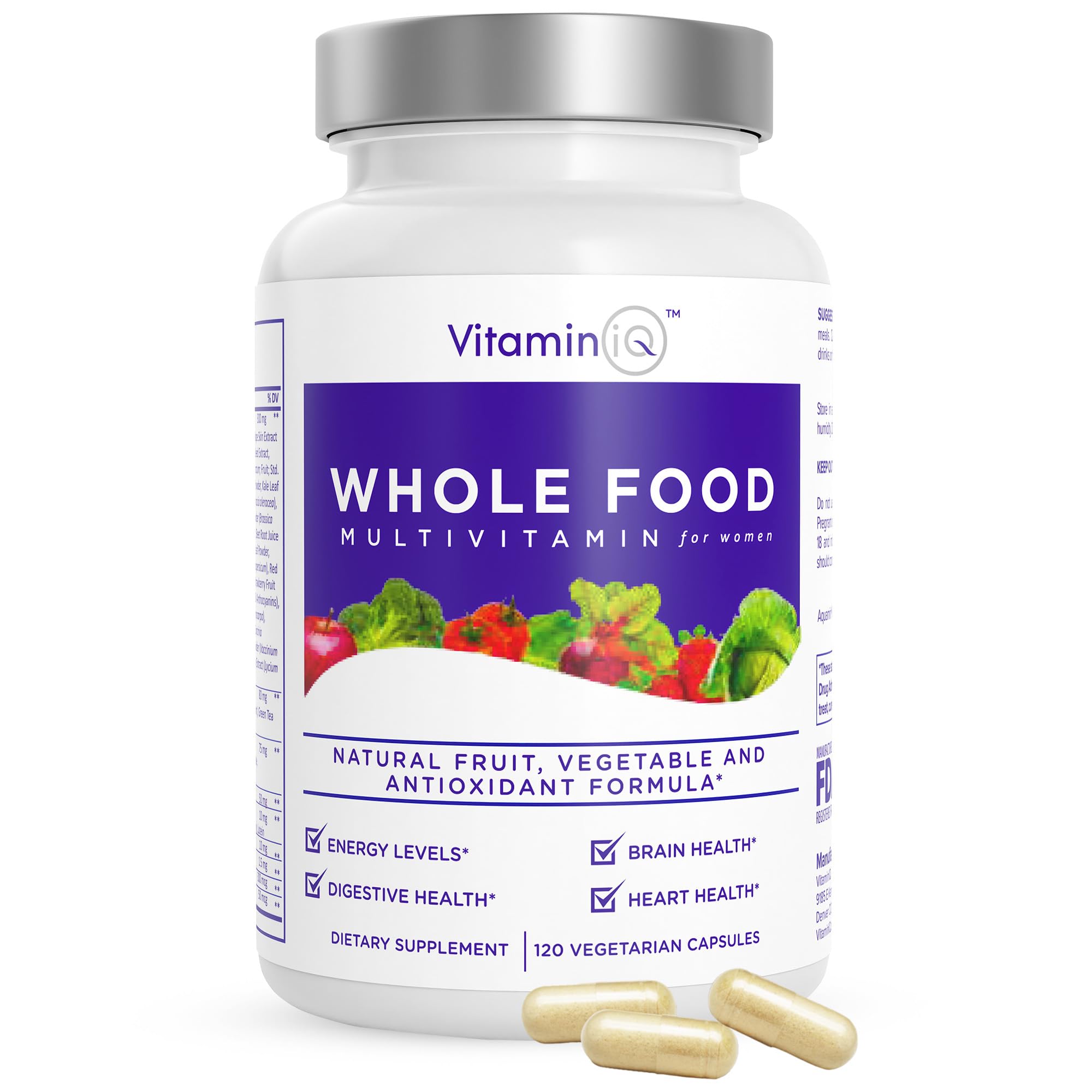 VitaminIQ Whole Food Multivitamin for Women