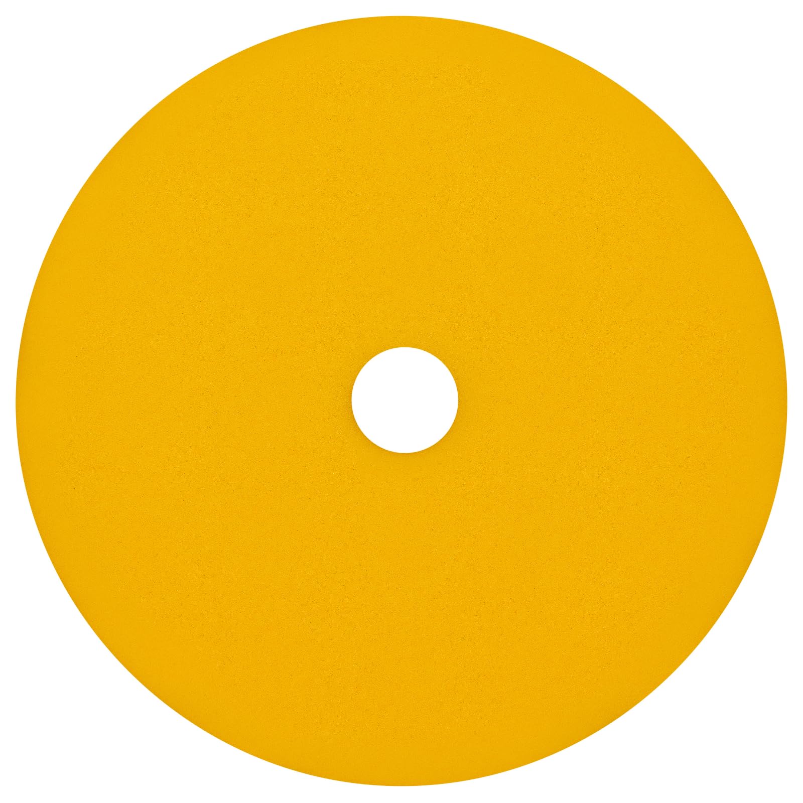 180mm Pack of 6 Yellow D-A Fine Finishing Foam Pads | Ideal for Moderate to Fine Paint Correction & Gloss Enhancement | Improves Cutting Performance | Compatible with 6" Backing Plate