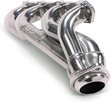 BBK Performance 15110 1-5/8" Shorty Tuned Length Performance Exhaust Headers for Ford Mustang 351W - Polished Silver Ceramic Finish