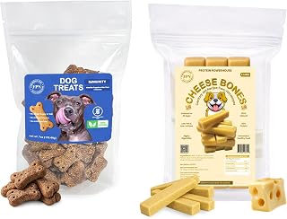 Himalayan Cheese Dog Chews Extra Large 3 Bar with Vegan Immunity Dog Treats 7 oz | Long Lasting Cow Milk Immunity Chews & Plant Based Oral Health Dog Treat Combo