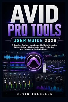 Avid Pro Tools User Guide 2026 A Complete Beginner-to-Advanced Guide to Recording, Editing, Mixing, MIDI, Podcasts, Music Production, and Professional Audio Workflows