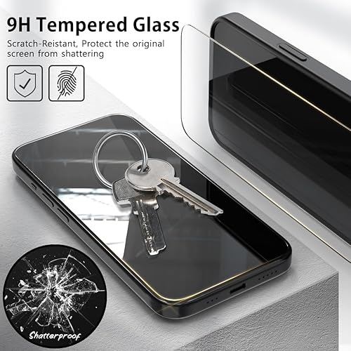 Miniatura 2 de VVUPIC Funda magnética para iPhone 15 Pro Max, funda magnética delgada metálica mate TPU compatible con accesorios Magsafe, protector de pantalla de