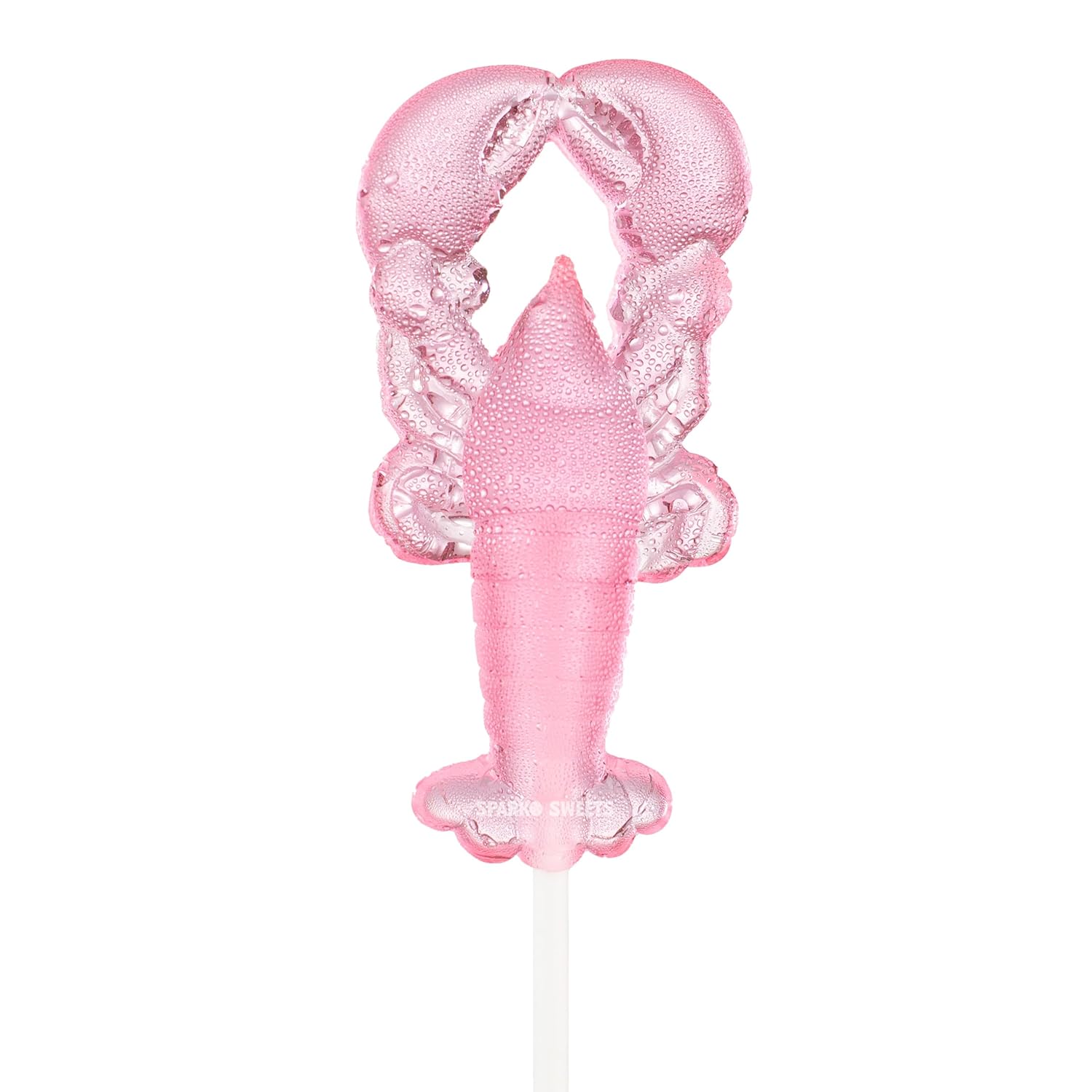 Sparko Sweets Watermelon Lobster Lollipops, 3.5 inches tall Large Candy, Red, 24 Count, Made in USA, Perfect for Weddings, BBQs & Themed Parties, 5 lbs
