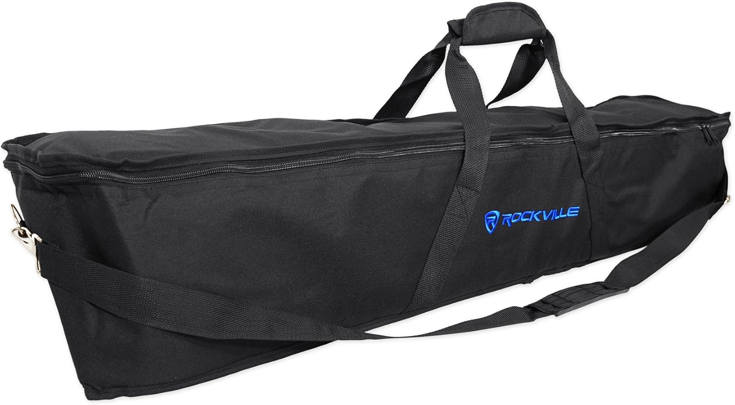 Rockville RLB60 Padded Bag for COLORband, COLORrail, COLORstrip Lights, 2 Compartments, Shoulder Strap, Water-Resistant, for DJ/Event Light Transport