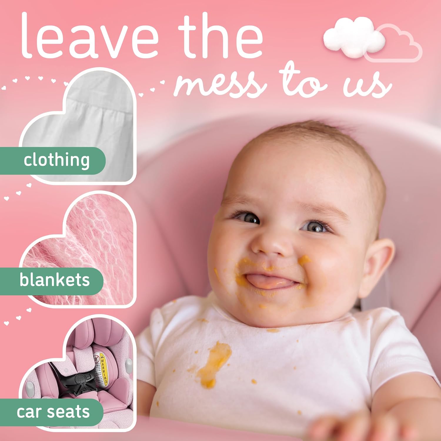 Baby Gifts Set by Dreft, Baby and Mom Gift Set with Liquid Laundry Detergent, Laundry Stain Remover, Stain Remover Pen & All Purpose Cleaner Spray, Great for Baby Showers