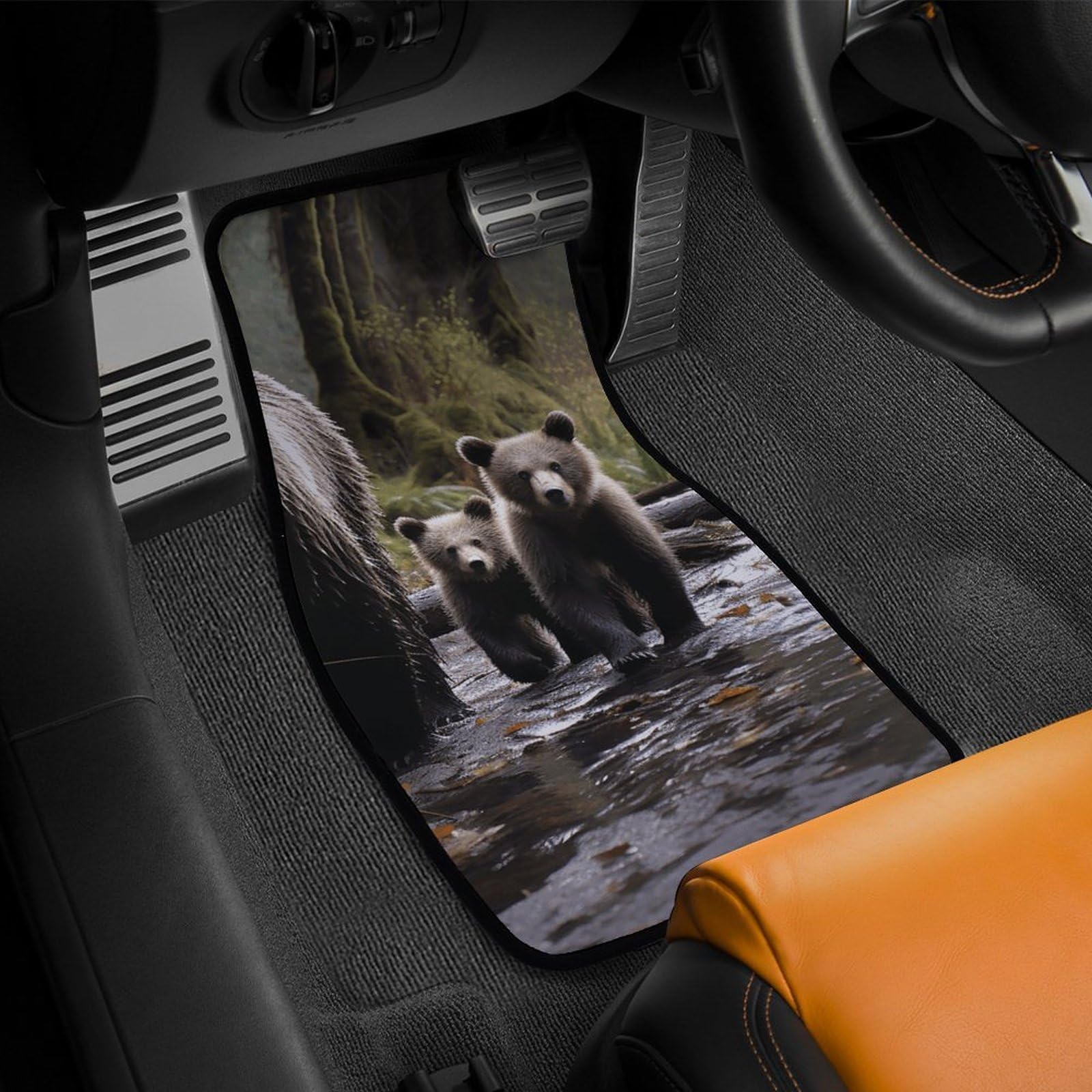 4 tappetini per auto, resistenti, antiscivolo, facili da pulire, adatti per la maggior parte delle auto, per tutte le stagioni, universali, adatti per SUV, berline e camion