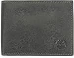 Timberland Cuir véritable pour hommes RFID Blocking Passcase Security Wallet Bi-Fold Wallet