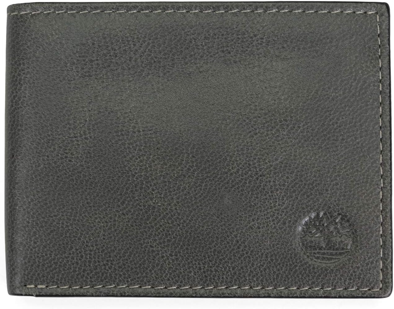 Men's Genuine Leather Passcase Security RFID Wallet