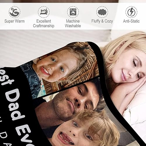 Miniatura 8 de Se envía al día siguiente, regalos para parejas, manta personalizada con fotos, mantas de franela personalizadas, regalos para novio, novia, manta