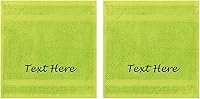 Vista 112 de Personalized Passion Juego de 2 toallas con texto bordado personalizado, 16 x 27 pulgadas, altamente absorbentes y súper suaves, toallas de mano