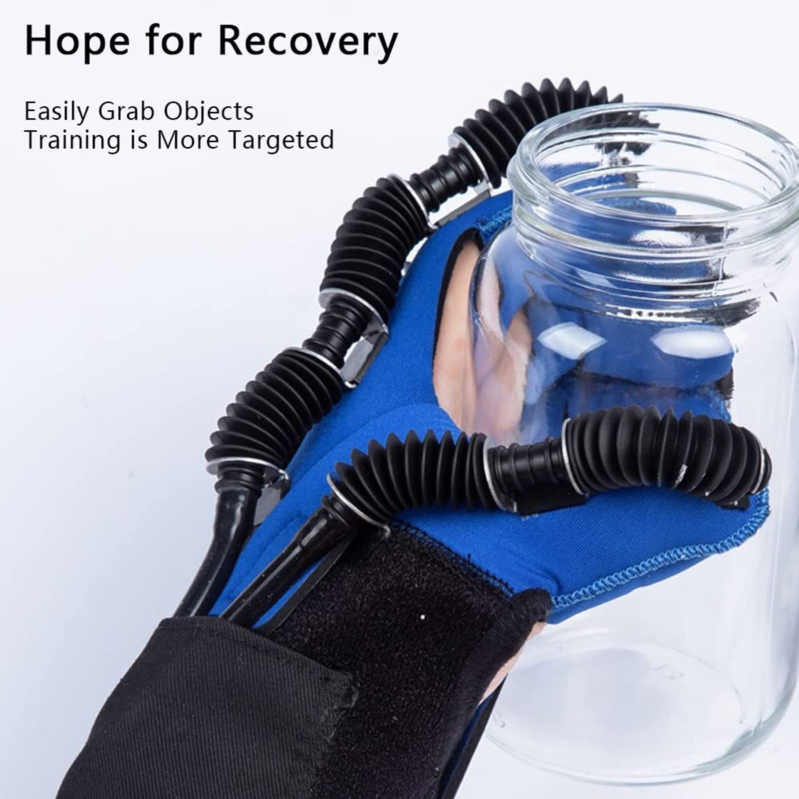 Guantes de robot de rehabilitación, ejercicio de extensión de dedos para pacientes con hemiplejia de accidente cerebrovascular, entrenador de rehabilitación de dedos de hemiplejia, ayuda al paciente