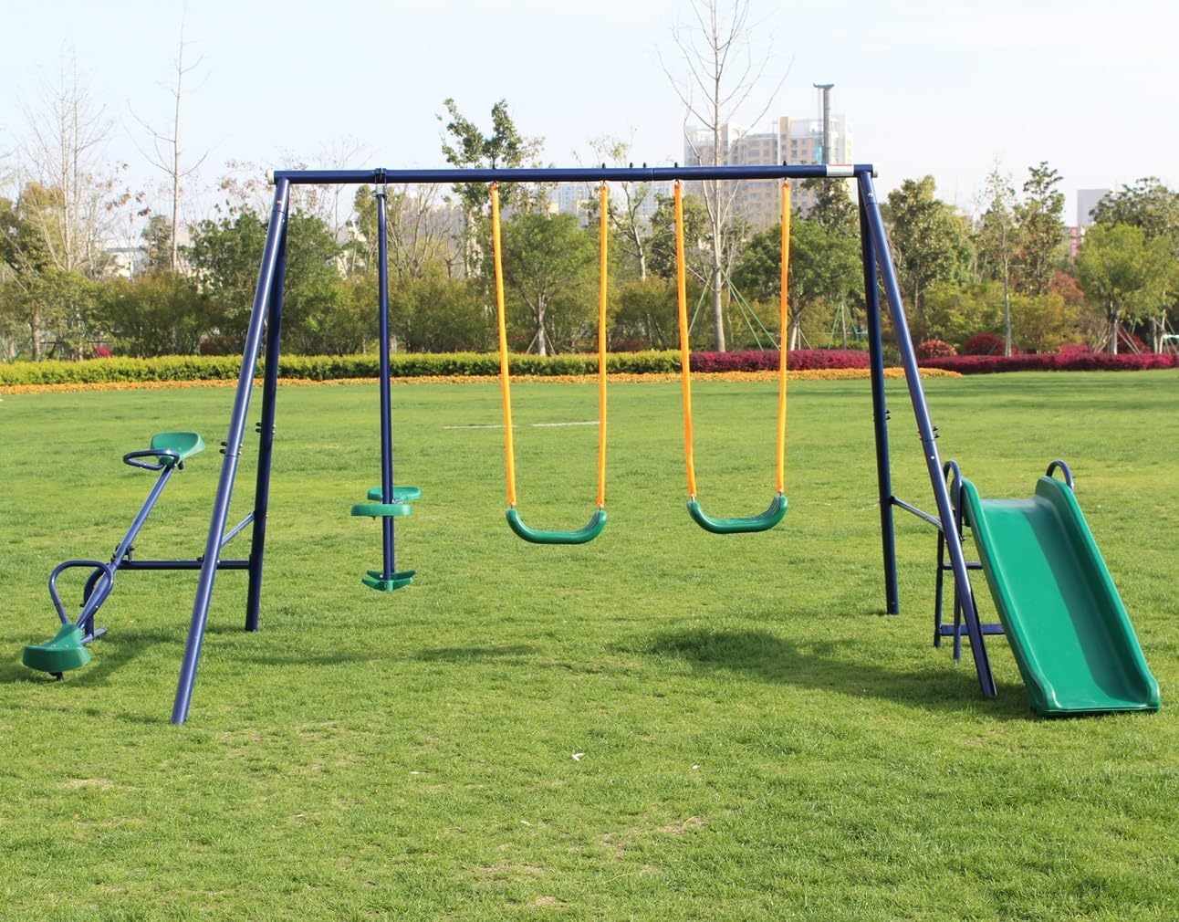 Outdoor Swing for Kids, Swing Sets for Backyard, 700lbs