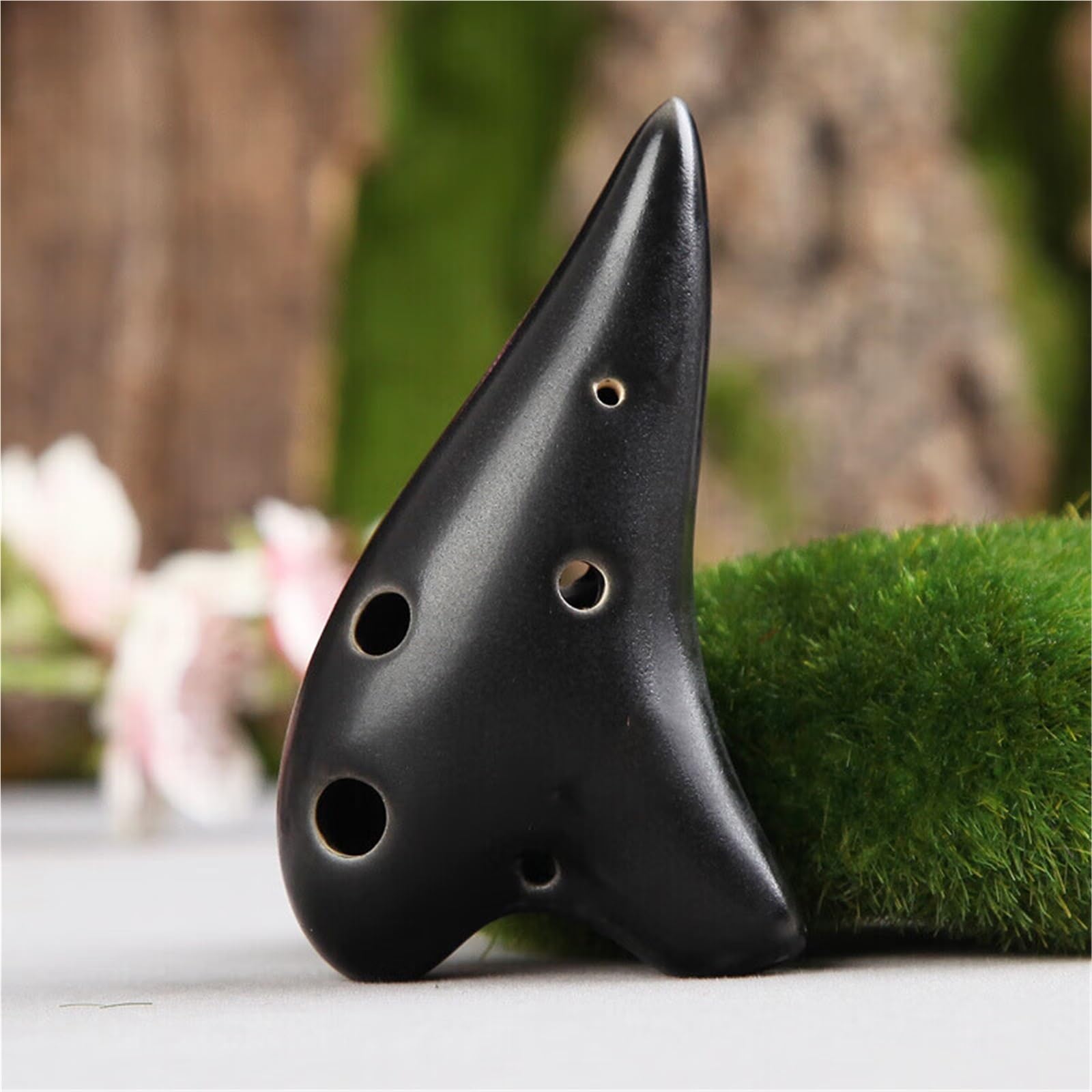 Ocarina Chiave Ocarina High C A 6 Fori Mini Nero Prestazioni Professionali Adatto Ai Principianti